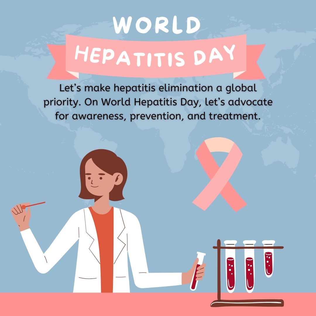 world hepatitis day SMS